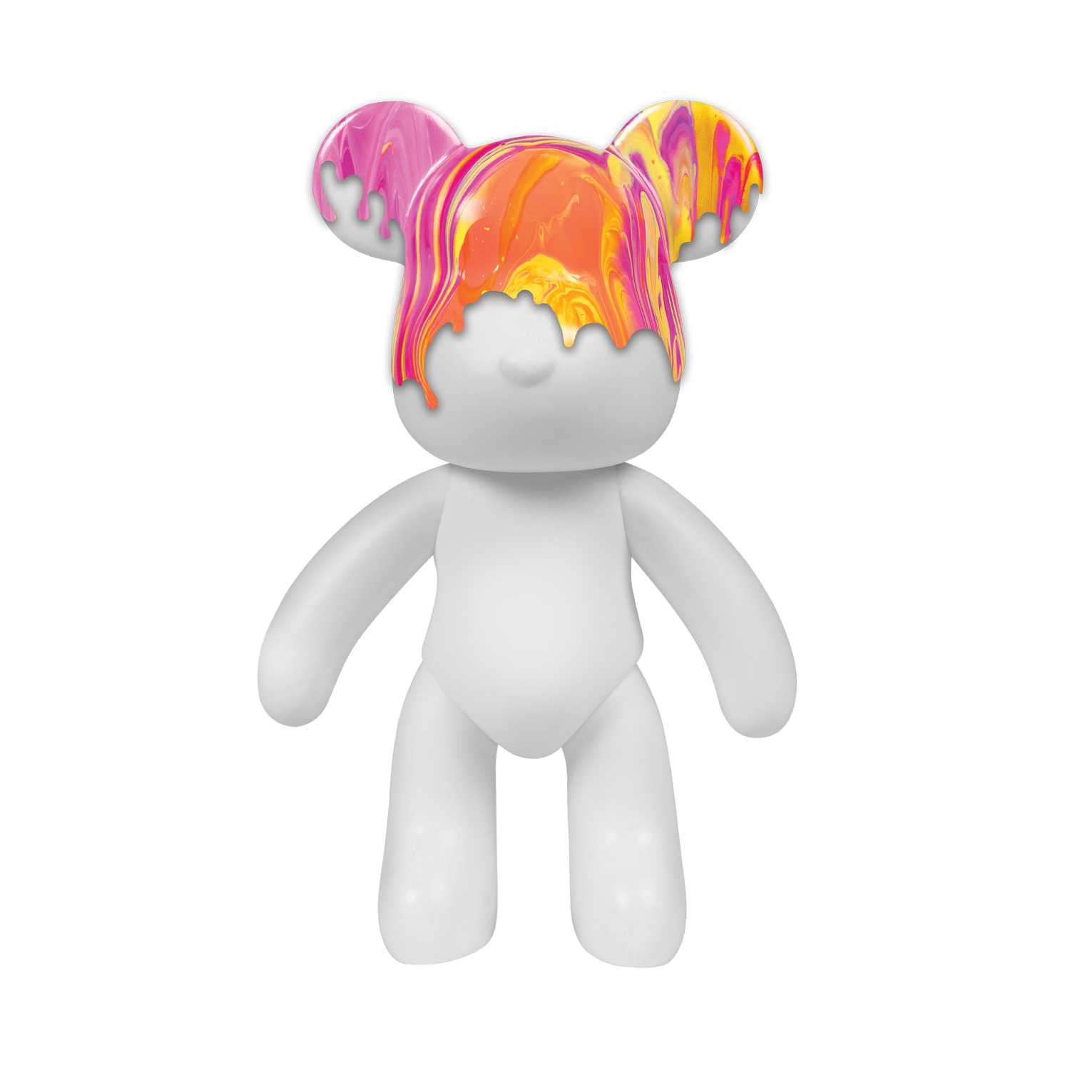 POUR PALZ LARGE PAINT BEAR WAVE 1 Mango Sunset — TOYMONSTER